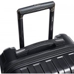 DELSEY Paris Titanium DLX Hardside Luggage with Spinner Wheels Black 2-Piece Set (21/25)