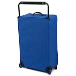 it luggage World's Lightest Los Angeles Softside Upright Strong Blue 3-Piece Set (22/30/33)