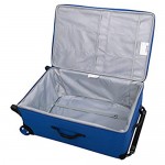 it luggage World's Lightest Los Angeles Softside Upright Strong Blue 3-Piece Set (22/30/33)