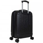 Kenneth Cole Reaction Flying Axis Collection Lightweight Hardside Expandable 8-Wheel Spinner Luggage Black 3-Piece Set (20/24/28)
