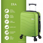Luggage Set Hard Shell With Spinner Goodyear Wheels - Integrated TSA lock - Set of 3 Pieces - Hard Case ERA - Apple Green