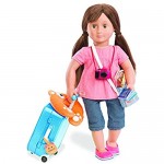 Our Generation 18 Inch Doll Well Traveled Luggage Set