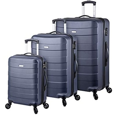 Regent Square Travel - 3 Piece Luggage Sets with Build-In TSA Lock and Spinner Goodyear Wheels – Mangusta  Hard Case (Asphalt)