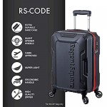 Regent Square Travel - Luggage Sets with Build-In TSA Lock and Spinner Goodyear Wheels – RS-CODE 3 Pieces Hard Case Set (Black)