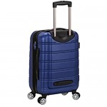 Rockland Melbourne Hardside Expandable Spinner Wheel Luggage Blue 3-Piece Set (20/24/28)