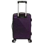 Rockland Star Trail Hardside Spinner Wheel Luggage Purple 2-Piece Set (20/28)