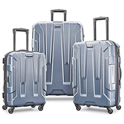 Samsonite Centric Hardside Expandable Luggage with Spinner Wheels  Blue Slate  3-Piece Set (20/24/28)