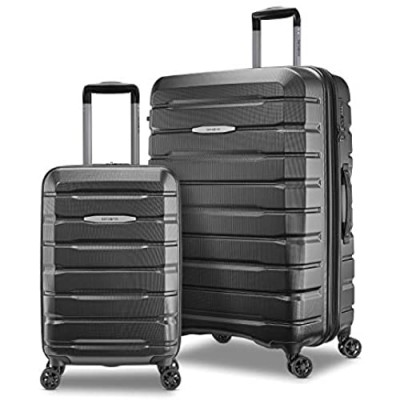 Samsonite Tech 2.0 Hardside Expandable Luggage with Spinner Wheels  Dark Grey  2-Piece Set (21/27)