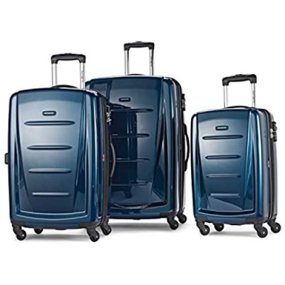 Samsonite Winfield 2 Hardside Expandable Luggage with Spinner Wheels  Deep Blue  3-Piece Set (20/24/28)