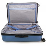 Traveler's Choice Dana Point Hardside Expandable Luggage Set Blue 2-Piece