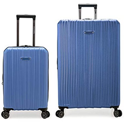 Traveler's Choice Dana Point Hardside Expandable Luggage Set  Blue  2-Piece
