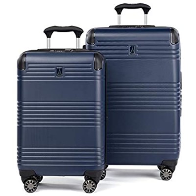 Travelpro Roundtrip Hardside Expandable Spinner Luggage  Navy  2-Piece Set (20/25)