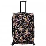 World Traveler 4-piece Rolling Expandable Spinner Luggage Set-Classic Floral One Size