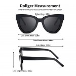 Dollger Retro Cat Eye Sunglasses Women Men Vintage Square Tortoise Shell Fashion Cateye Sunglasses