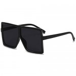 GRFISIA Square Oversized Sunglasses for Women Men Flat Top Fashion Shades