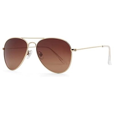 JOOX Polarized Aviator Sunglasses for Women Men  100% UV Protection Mirrored Lens Metal Frame