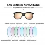 SIPHEW Polarized Sunglasses for Women Mirrored Sunglasses-Fashion Oversized Eyewear with UV400 Protection