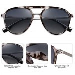 SOJOS Oversized Polarized Sunglasses for Women Men Aviator Ladies Shades Large Frame SJ2078