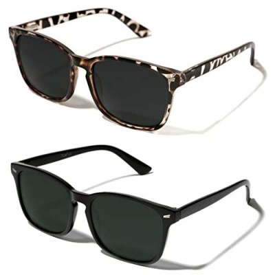 TIJN Polarized Sunglasses for Women Men Classic Trendy Stylish Sun Glasses 100% UV Protection