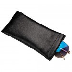 5 Pack Portable Eyeglass Pouch Sunglasses Bag with 5 PCS Cleaning Cloth