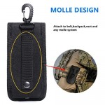 ACEXIER MOLLE Glasses Pouch Outdoor Durable Tactical Pouch Sunglasses Case Army Style Flashlight Pouch with Buckle