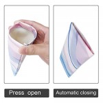 Eyeglass Pouch for Women Sunglasses Pouch Portable Leather Soft Glasses Cases with Cleaning Cloth