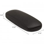 Hard Shell Brushed Eyeglass Case Protective Holder for Glasses and Sunglasses