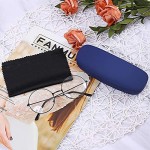 URATOT Hard Shell Eyeglasses Case Clamshell Glasses Case Protective Holder for Glasses Sunglasses with Cleaning Cloth