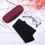 URATOT Hard Shell Eyeglasses Case Clamshell Glasses Case Protective Holder for Glasses Sunglasses with Cleaning Cloth