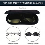 ZAXMEY Sunglasses Soft Case with Carabiner Ultra Light Neoprene Zipper Eyeglass