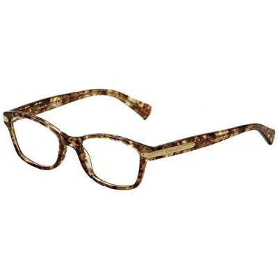 Coach Eyeglasses HC6065 6065 5287 Confetti Light Brown/Gold Optical Frame 49mm  49-17-135