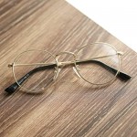 Pro Acme Classic Round Metal Clear Lens Glasses Frame Unisex Circle Eyeglasses