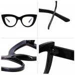 SOJOS Blue Light Blocking Glasses Retro Vintage Cateye Eyeglasses for Women Plastic Frame Hipster Party SJ5025