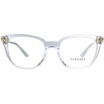 Versace VE 3242A 148 Transparent Plastic Round Eyeglasses 54mm