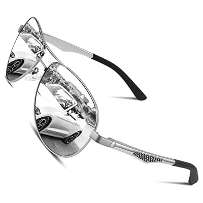 CGID GA61 Premium Al-Mg Alloy Pilot Polarized Sunglasses UV400 Spring Hinges