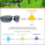 Maui Jim Hot Sands Rectangular Sunglasses