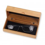 Molshine Sunglasses Case Bamboo Wood Box for Eyeglasses Eyewear Case(Glasses is Not Included)