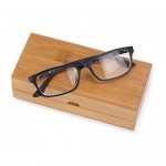 Molshine Sunglasses Case Bamboo Wood Box for Eyeglasses Eyewear Case(Glasses is Not Included)
