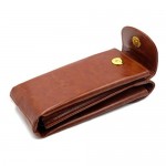 MyEyeglassCase Extra-Large Double Eyeglass Case Dual Pouch for Glasses & Sunglasses Semi Hard for two frames
