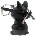Puppy Dog Glasses Holder Stand Eyeglass Retainers Sunglasses Display Cute Animal Design Decoration (Bulldog)