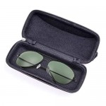 Yuyeran 3 PACK Protable Rectangle Zipper Sunglasses Eye Glasses Case Eyewear Protector Box