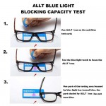 Allt Unisex Large Square Optical Eyewear Non-prescription Eyeglasses Flat Top Clear Lens Glasses Frames