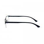 ALWAYSUV Fashion Black Half Frame Clear Lens Business Glasses Frame Women/Men