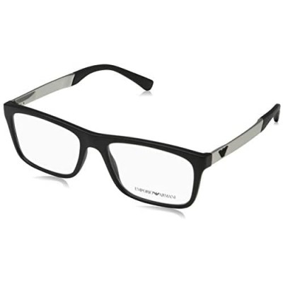 Armani EA3101 Eyeglass Frames 5042-55 - Matte Black EA3101-5042-55