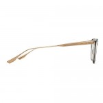 Dita FLOREN DTX114-52-01 Matte Black - Crystal Clear - White Gold Eyeglass Frame 52mm