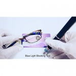DOOViC Computer Reading Glasses 4 Pack Blue Light Blocking Glasses Anti Eyestrain Flexible Lightweight Readers for Women Men