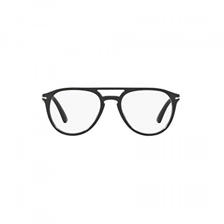 Persol PO3160V Pilot Prescription Eyeglass Frames Black/Demo 52 mm
