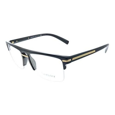 Versace Men's Eyeglasses Greca-Aegis VE3269 VE/3269 Half Rim Optical Frame