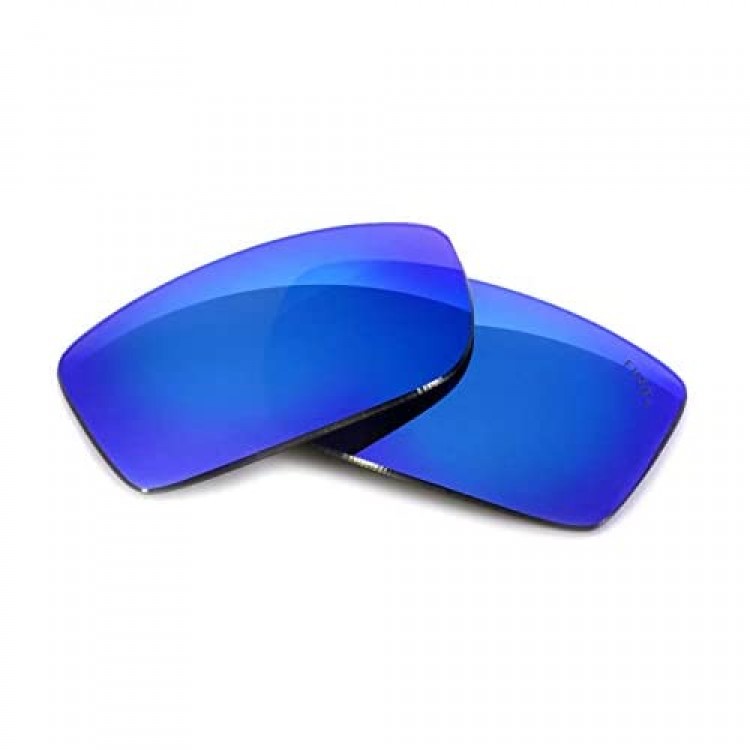 Fuse Lenses +Plus Replacement Lenses for Costa Del Mar Reefton - Polarized Sunglasses - Costa Del Mar Replacement Lenses - Replacement Lenses for Sunglasses - UV Protection - Glacier Mirror -64mm