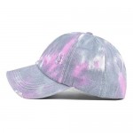 Baseball Cap for Women Womens Criss Cross Ponytail Baseball Cap Tie Dye Ponytail Hat Ponycap Adjustable Trucker Hat